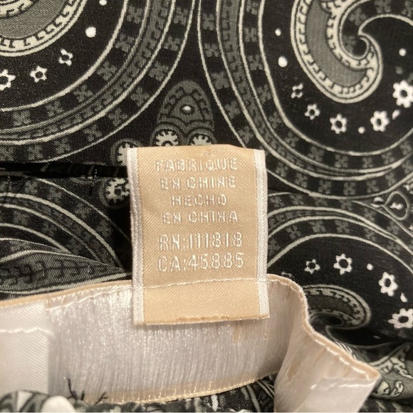 MICHAEL KORS SZ 2 Bandana Style Side Design Palazzo Wide Leg  Pants - Picture 8 of 10